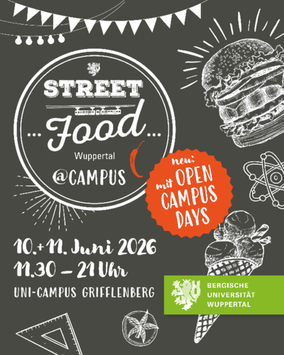Plakat zum Streetfood@Campus-Festival