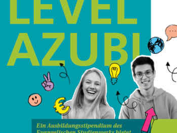 Next Level Azubi Plakat vom Evangelischen Studienwerk e.V.